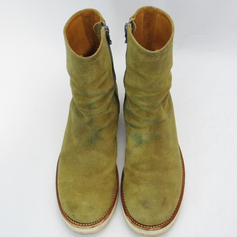 アタッチメントベージュ スエード エンジニアブーツ