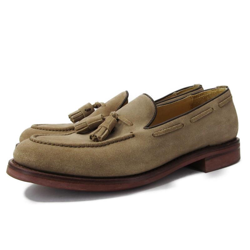 良品 Berwick バーウィック タッセルローファー 3910 スエード