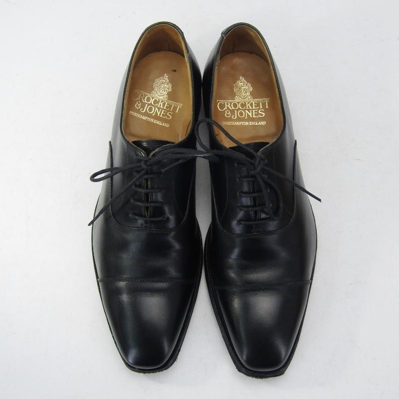 クロケット&ジョーンズ　ハラム　UK9.5 ブラック CROCKETT&JONES クロケットアンドジョーンズ ストレートチップ