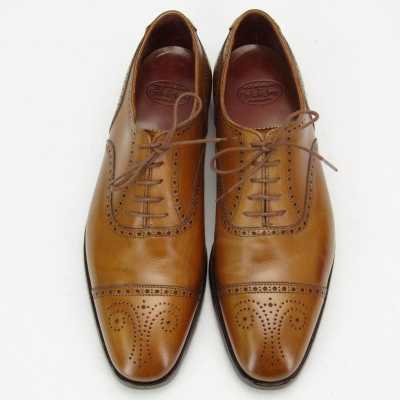 クロケット＆ジョーンズ ウェルベック ストレートチップ 革靴メンズ