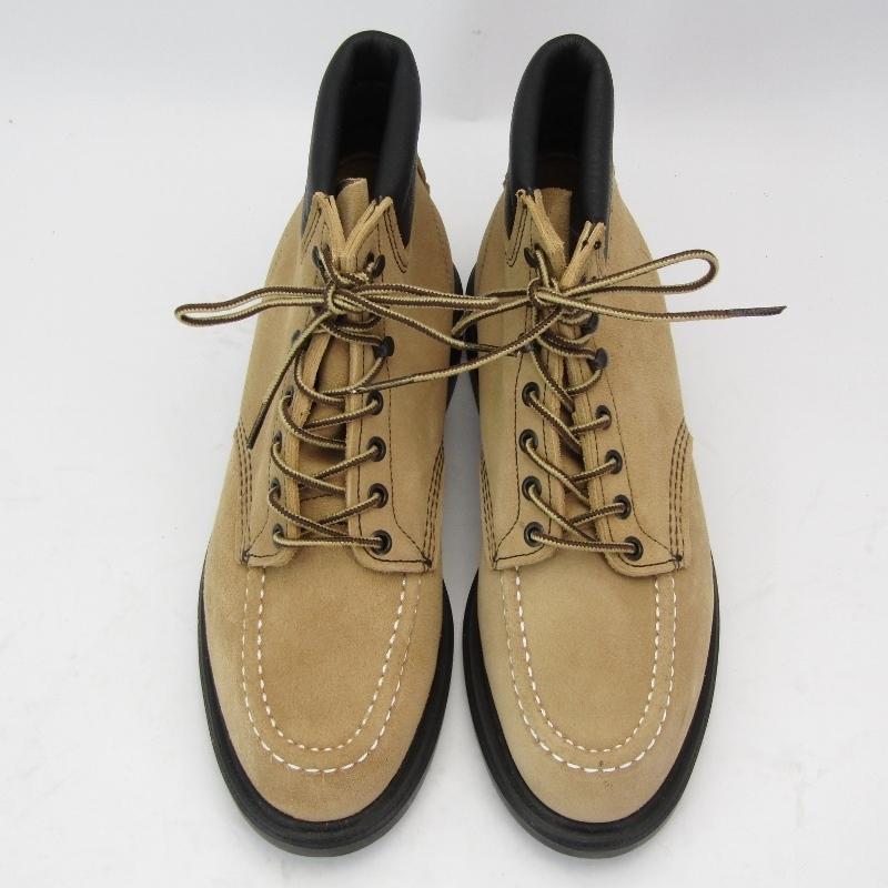 ⭐️美品⭐️ RED WING 8808 スーパーソール　モックトゥブーツ　22cm REDWING / レッドウィング 8808 ホワイト モックトゥ 編み上げ