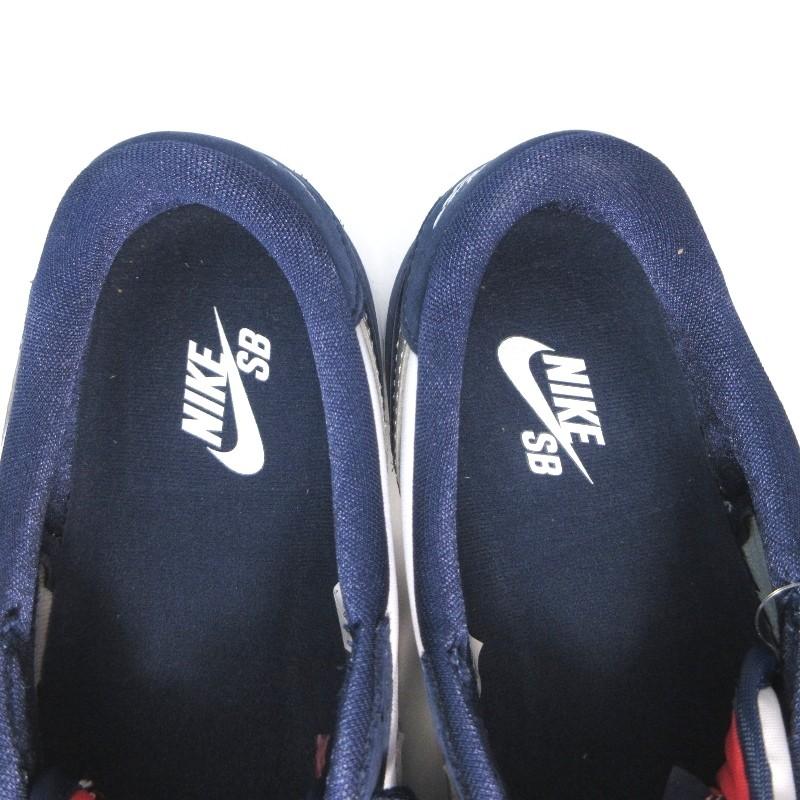 未使用 NIKE SB ナイキ AIR JORDAN 1 LOW QS CJ7891-400 エアジョーダン MIDNIGHT NAVY/METALLIC SILVER 28cm  箱付スニーカー  中古 90000103｜classic｜05