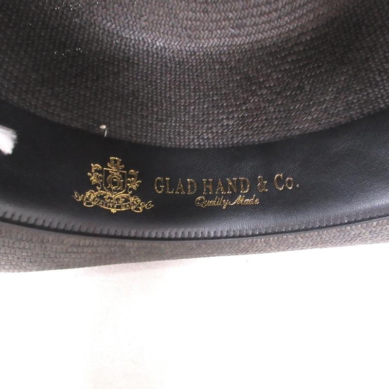 ★新品同様★グラッドハンド　パナマハット　日本製　天然草　size Ｌ GLAD HAND 未使用 グラッドハンド パナマハット PANAMA HAT