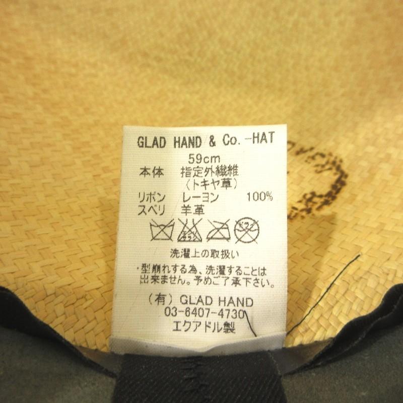★新品同様★グラッドハンド　パナマハット　日本製　天然草　size Ｌ 楽天市場】GANGSTERVILLE ギャングスタービル パナマハット JACK