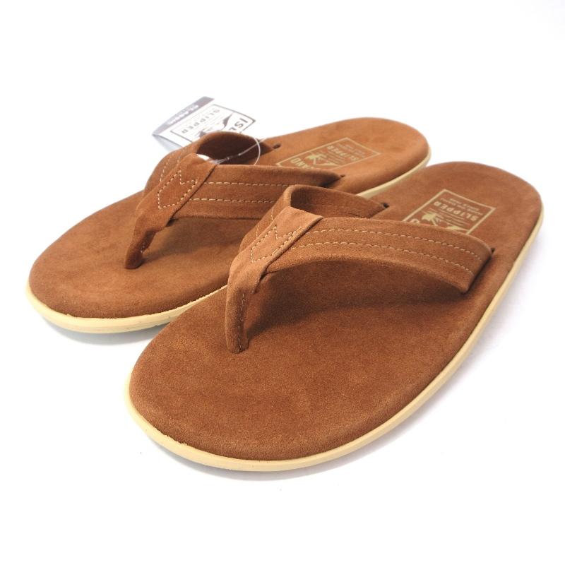未使用 ISLAND SLIPPER アイランドスリッパ トングサンダル スエード 