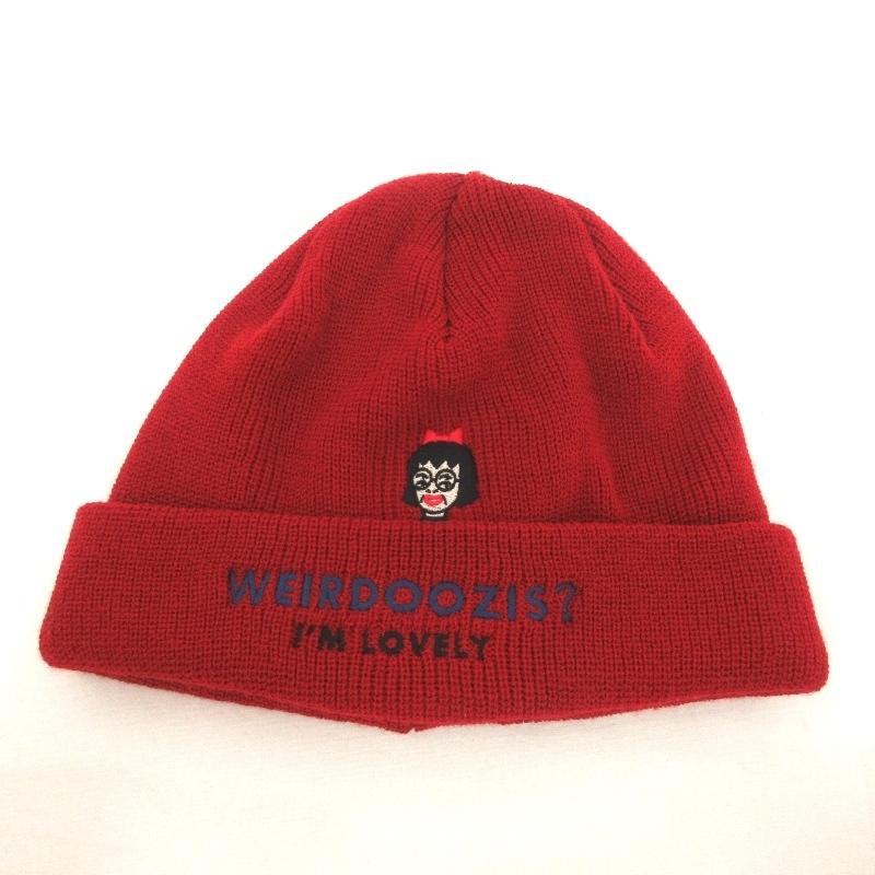 未使用 Weirdo ウィアード ニットキャップ Wrd 19 Aw G07 サマーニット Weirdoozis ニット帽 日本製 レッド 赤 帽子 メンズ 中古 クラシック 通販 Yahoo ショッピング