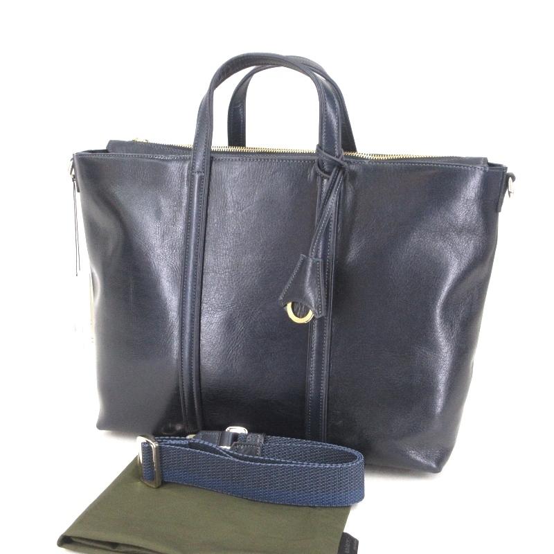 【新品未使用】アニアリ　アンティークレザー 2Wayショルダーバッグ　ブルー aniary アニアリ Antique Leather アンティークレザー 2WAY