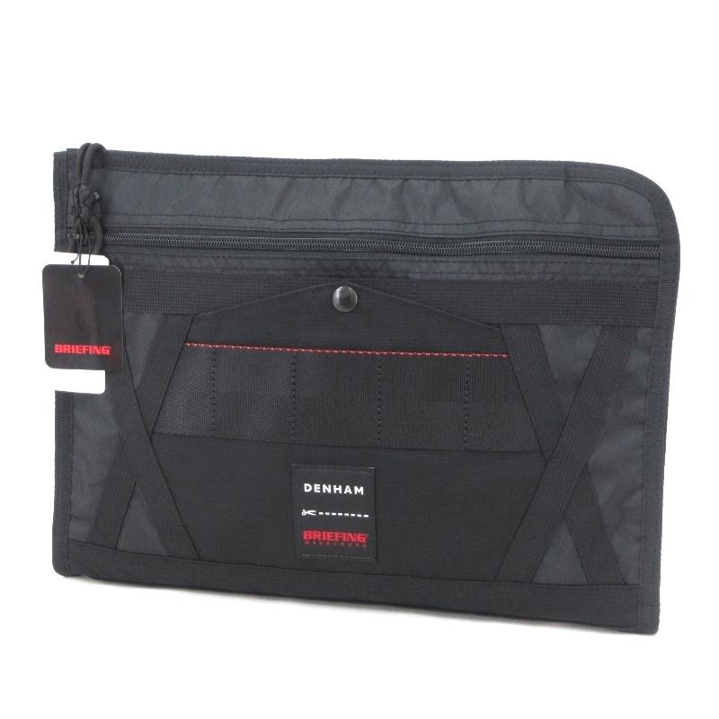 美品⭐︎DENHAM BRIEFING PCケース　クラッチバック DENHAM BRIEFING PCケースクラッチ