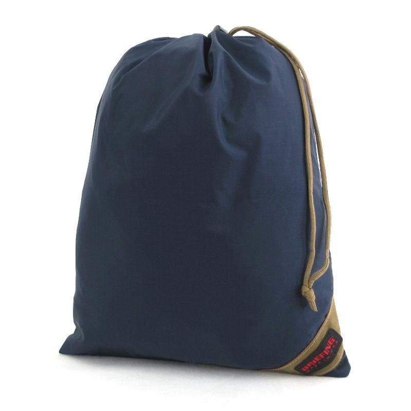 美品 BRIEFING ブリーフィング ポーチ DRAWSTRING BAG M 巾着 バッグインバッグ リップストップナイロン USA製