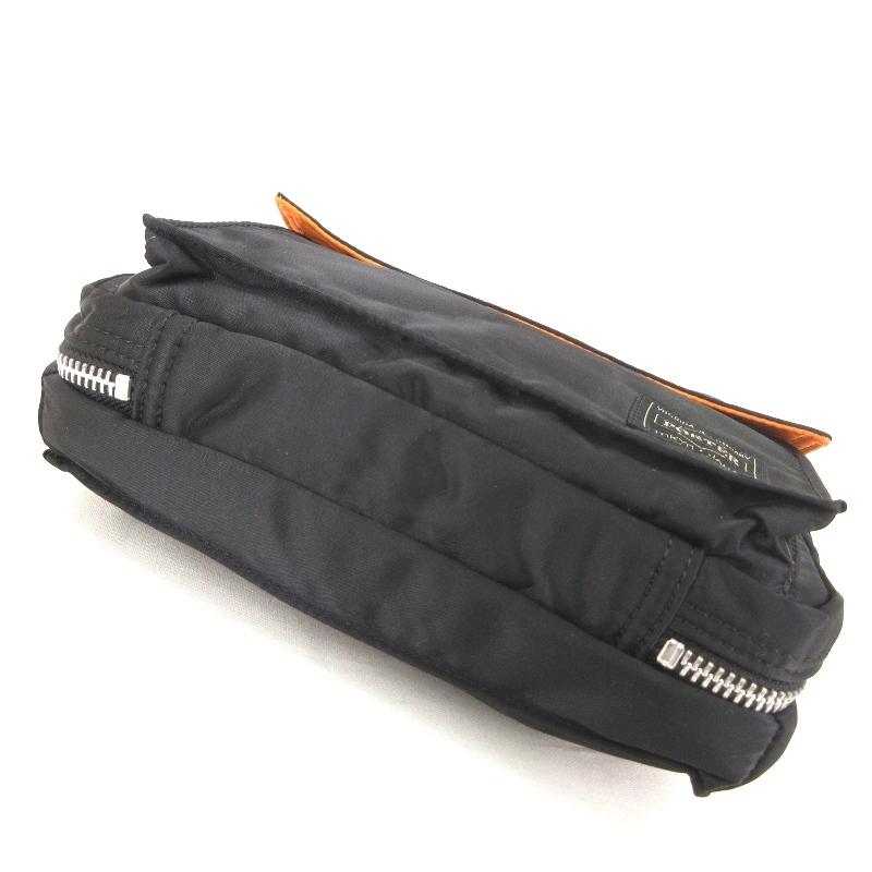 【未使用級】PORTER ポーター タンカー ボディバッグ ストラップ付 黒 中古・古着通販】PORTER (ポーター) ボディーバッグ タンカー