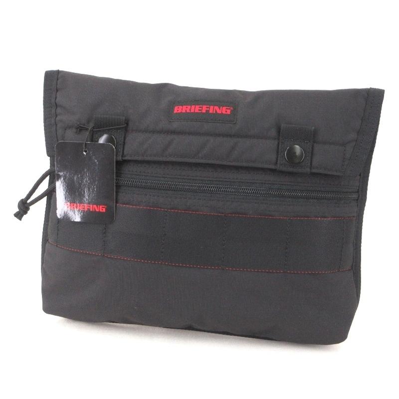 未使用 BRIEFING ブリーフィング クラッチバッグ BRM181606 FLAP PAD  