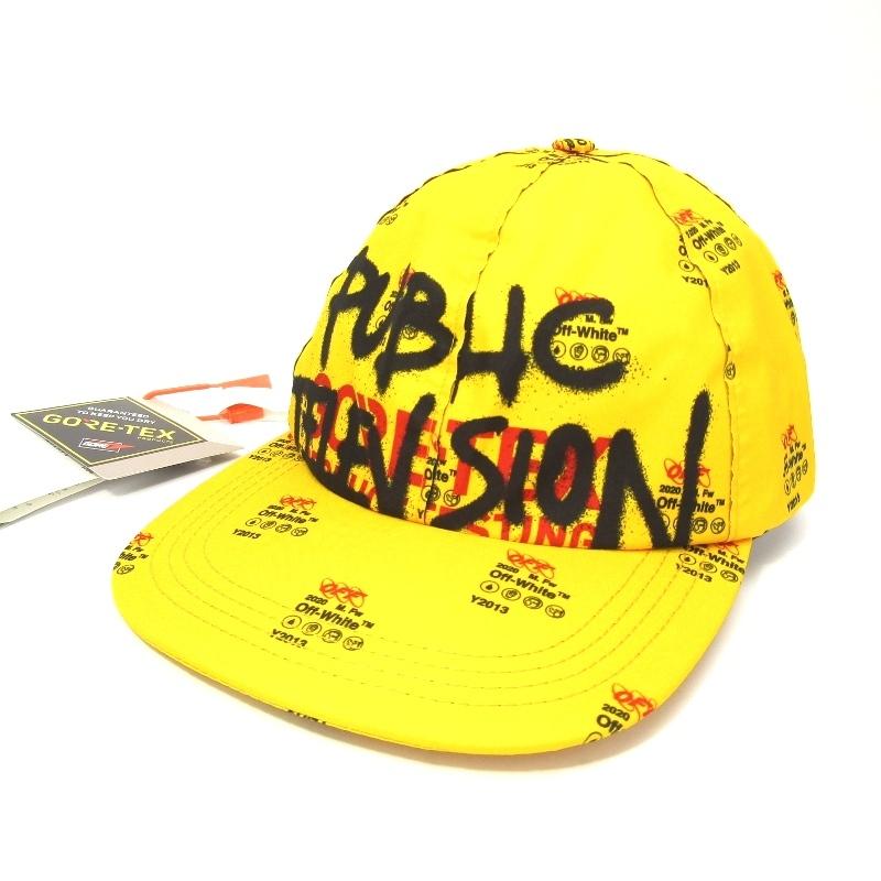 未使用 OFF-WHITE オフホワイト キャップ GORETEX 5 PANEL CAP OMLF9 