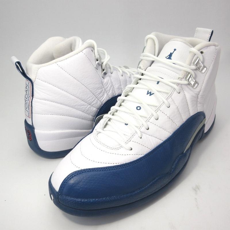 NIKE 良品 ナイキ AIR JORDAN 12 RETRO 130690-113 フレンチ