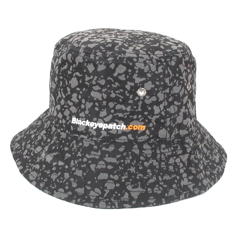 THE BLACK EYE PATCH ヒョウ柄バケットハット L-XL BlackEyePatch bucket hat black L-XL THE BLACK EYE PATCH ヒョウ柄