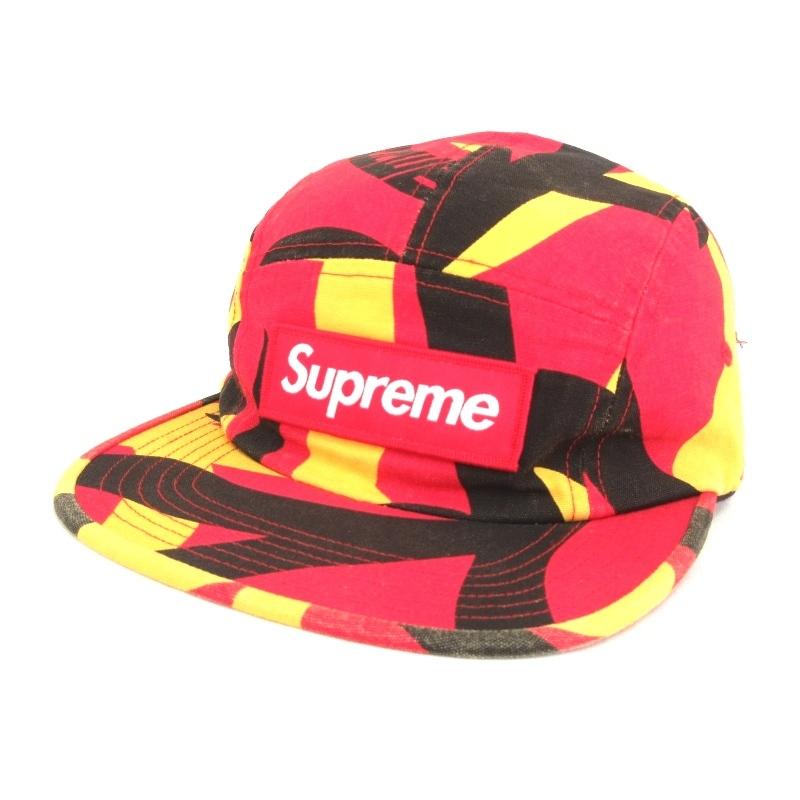 美品 Supreme シュプリーム キャップ ミリタリーキャンプキャップ 
