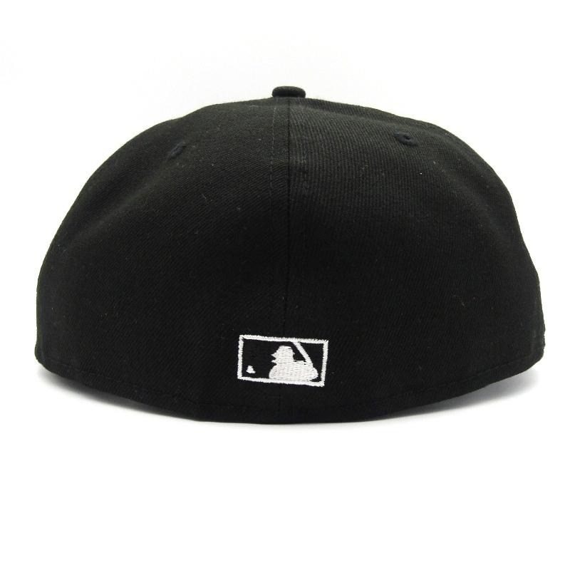 美品 NEW ERA ニューエラ ベースボールキャップ 59FIFTY THE COOKIES & CREAM COLLECTION SIDE PATCH HAT CLUB YANKEES 黒