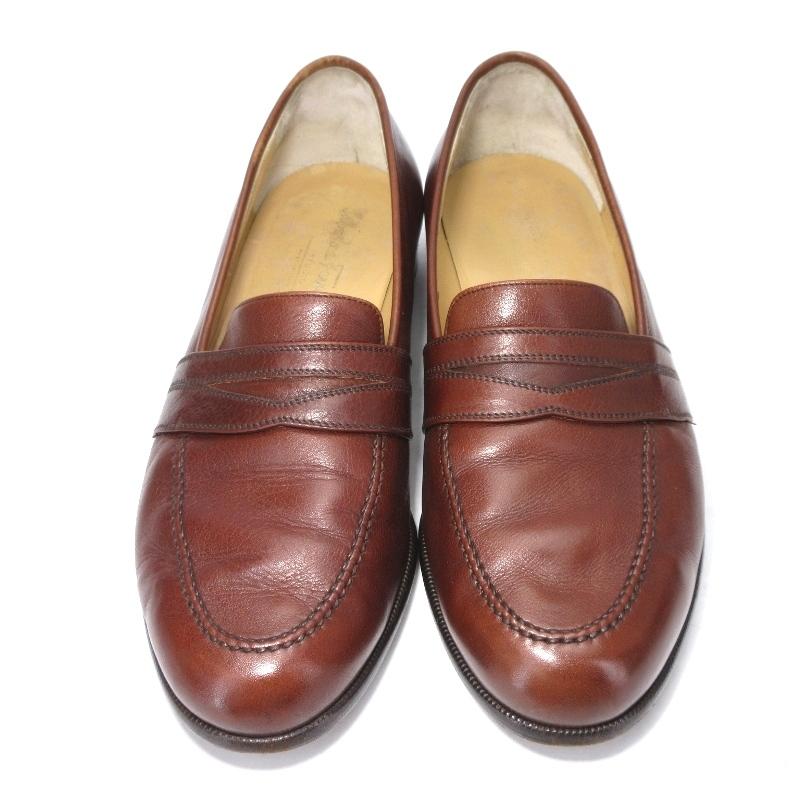 サルヴァトーレフェラガモ　ローファー　本革　レザー　US8.5　ブラウン サルヴァトーレ フェラガモ Salvatore Ferragamo ローファー