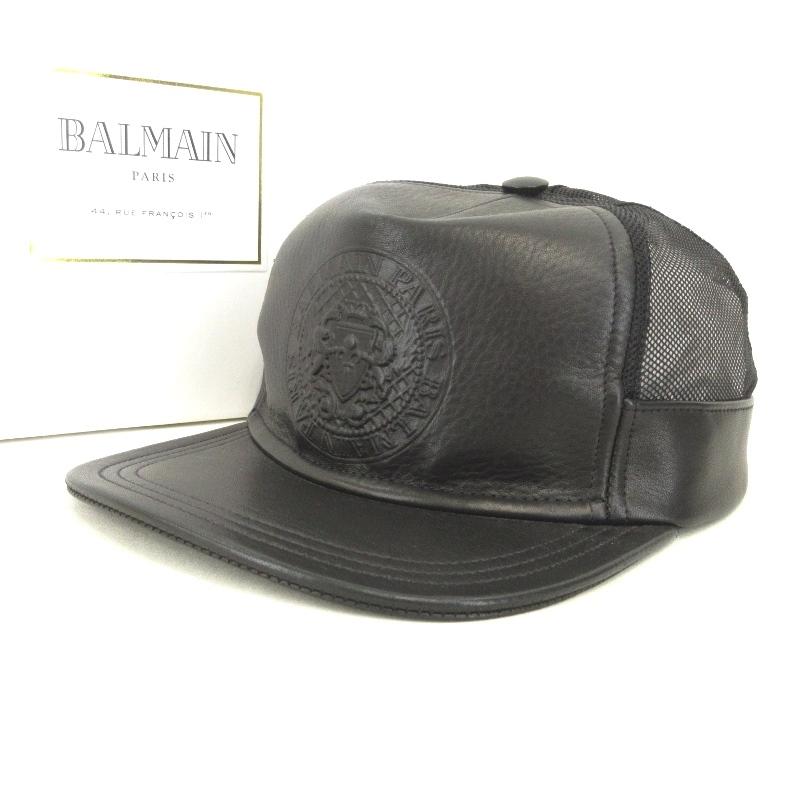 BALMAIN 未使用 バルマン メッシュキャップ 82.A613.P126 BH2 ACC CAP  