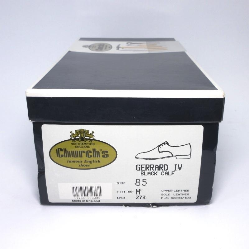 チャーチ　Church's 新品　Made in England Church's チャーチ 靴 バーウッド ブラック ウィングチップ