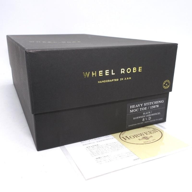 未使用 WHEEL ROBE ウィールローブ HEAVY STITCHING MOC TOE 15078 