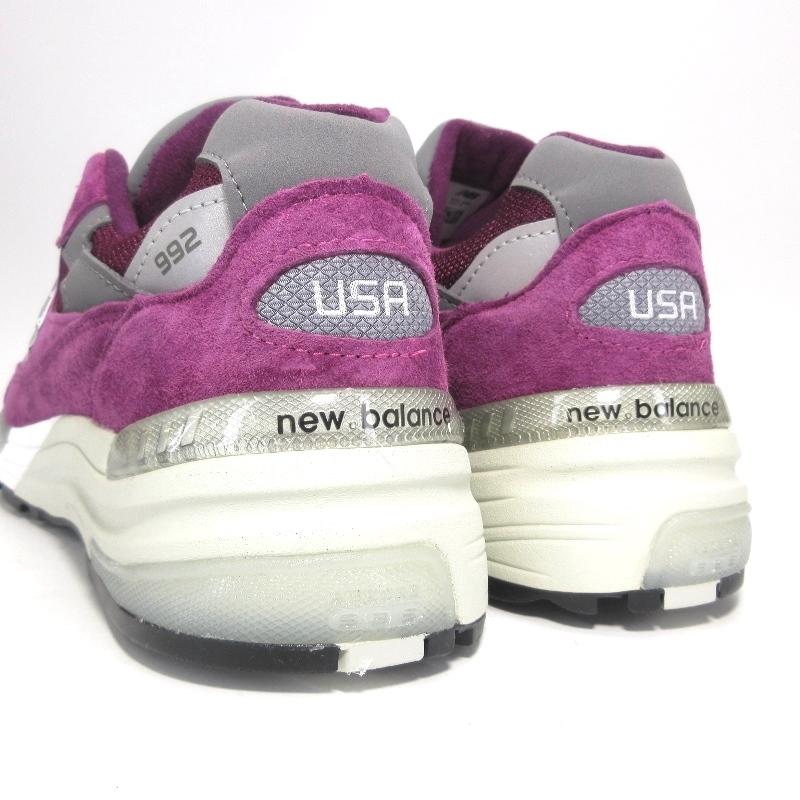 未使用 New Balance ニューバランス 25cm M992ba Usa製 スエード ランニングシューズ Nデュランス パープル 紫 箱付 クラシック 通販 Yahoo ショッピング