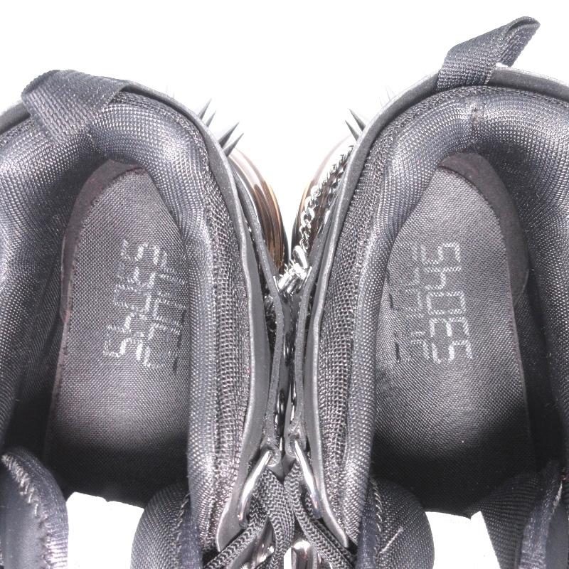 美品 SHOES 53045 シューズ53045 41 BUMP'AIR BLACK GOTHIC HIGH TOP