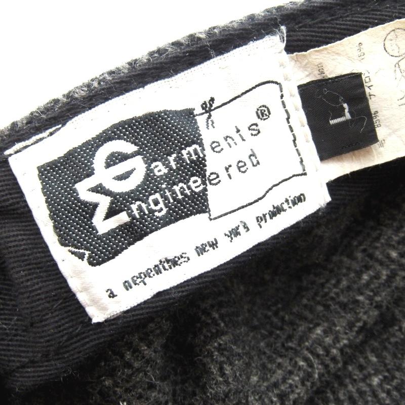 エンジニアードガーメンツ ヘリンボーン柄 カシミヤ混ウールパンツ 32 グレー Engineered Garments (エンジニアードガーメンツ) 