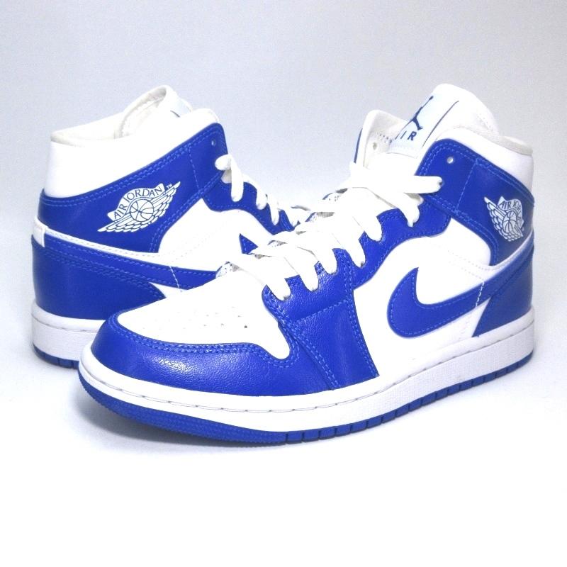 NIKE 良品 ナイキ 23.5cm WMNS AIR JORDAN 1 MID BQ6472-104 エア  