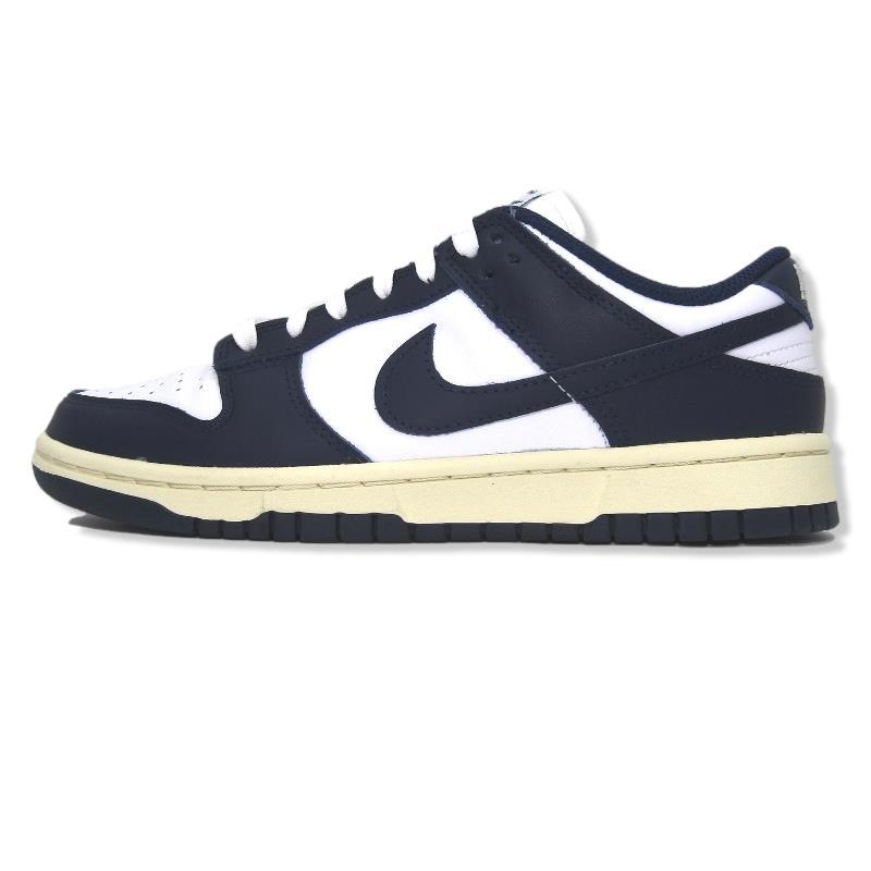 NIKE ナイキ 24.5cm WMNS DUNK LOW VINTAGE NAVY DD1503-115  