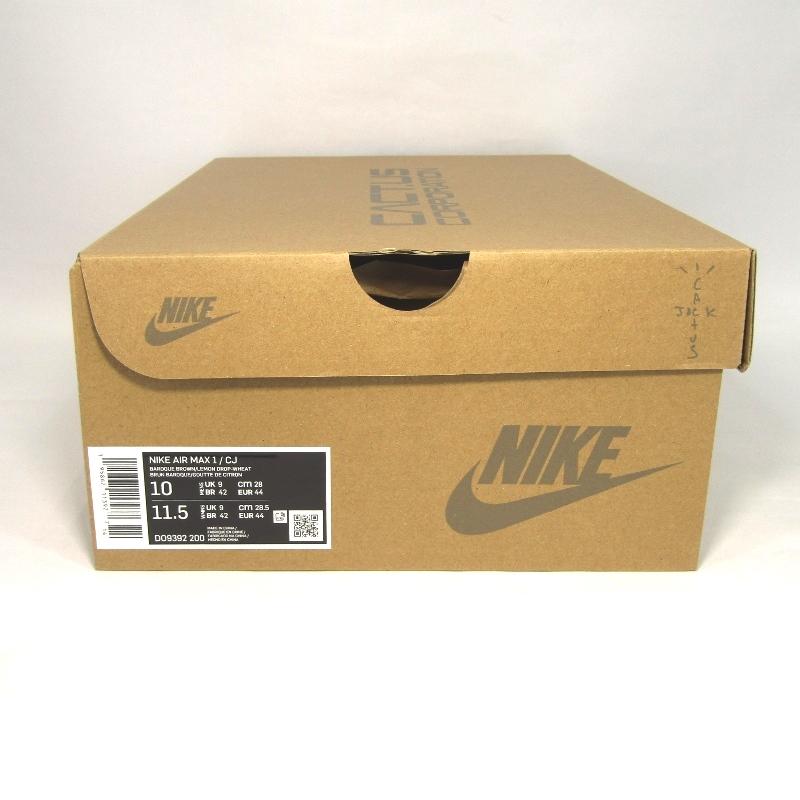 NIKE 未使用 TRAVIS SCOTT × ナイキ 28cm AIR MAX 1 CACTUS JACK 