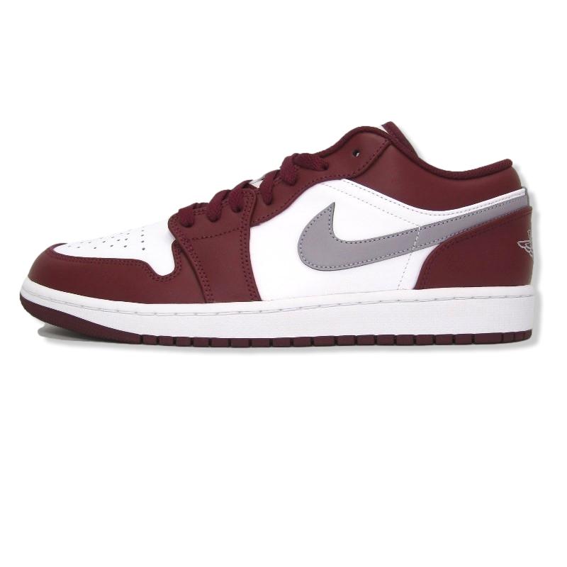 未使用 NIKE ナイキ 28cm AIR JORDAN 1 LOW Bordeaux 553558-615 エア 