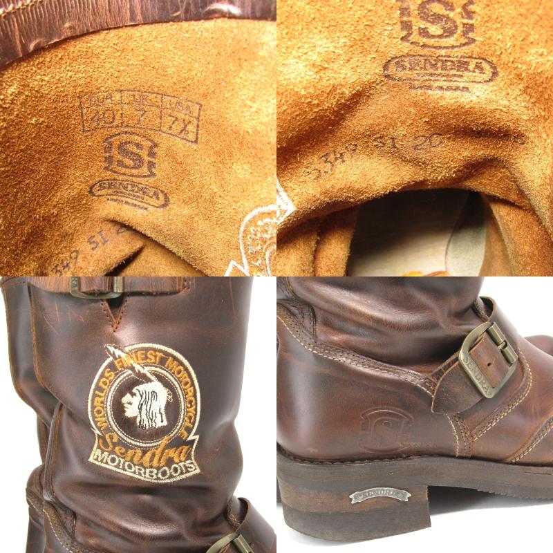 Sendra センドラ 40 エンジニアブーツ 3565 スムース バイカー Sendra センドラ 40 エンジニアブーツ 3565 スムース バイカー