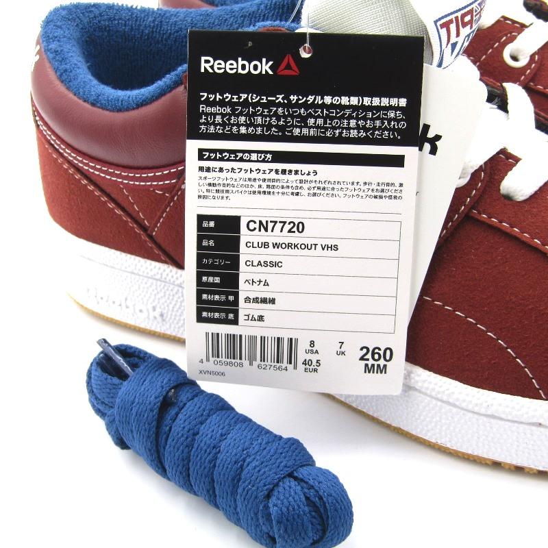 Reebok 未使用 × VHSMAG T19 リーボック 26cm CLUB WORKOUT VHS CN7720 