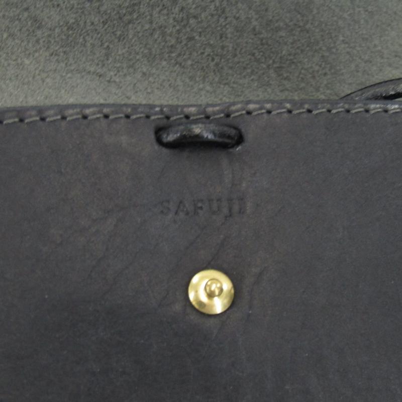 SAFUJI サフジ ショルダーバッグ ミニ コンパクト レザー ポーチ 