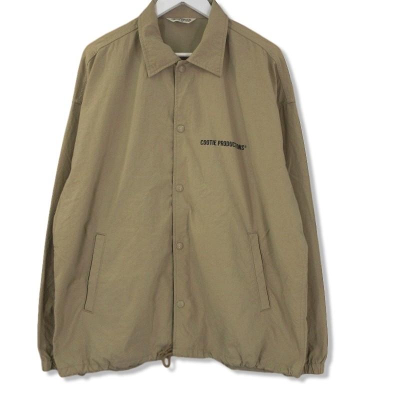 即納-96時間限定 COOTIE 19ss Coach Jacket コーチジャケット Beige