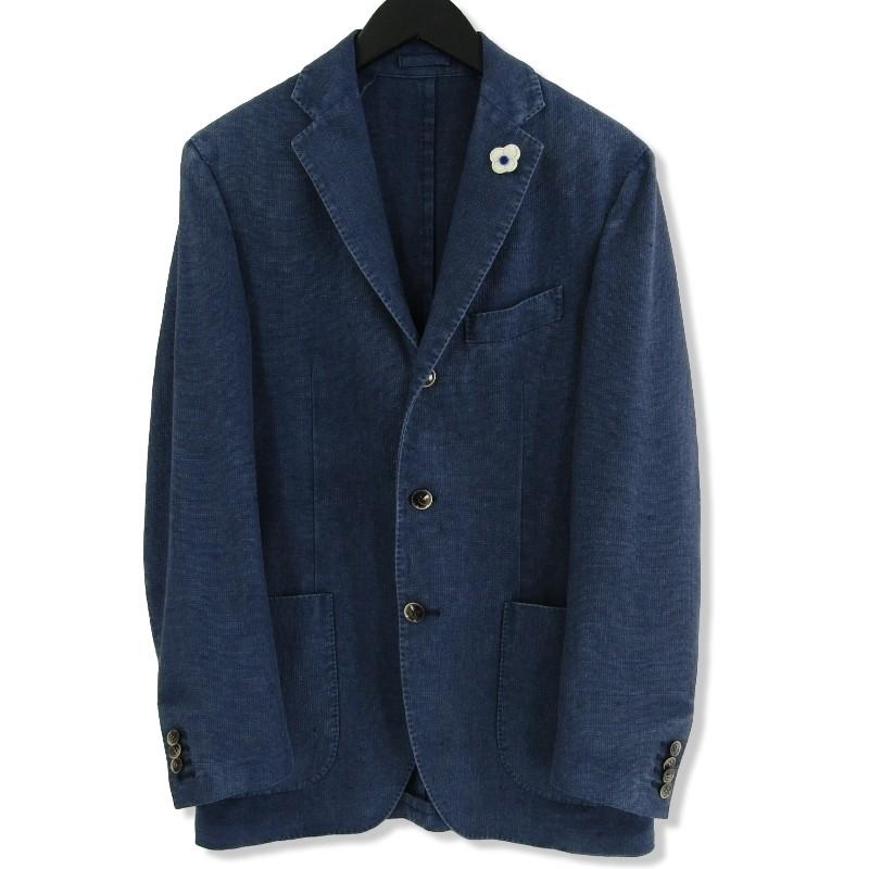 ラルディーニ ネイビー テーラードジャケット サイズ48 LARDINI」 テーラードジャケット 48 ネイビー メンズ ラルディーニ