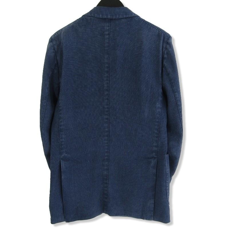 LARDINI ラルディーニ テーラードジャケット シルク ネイビー 紺