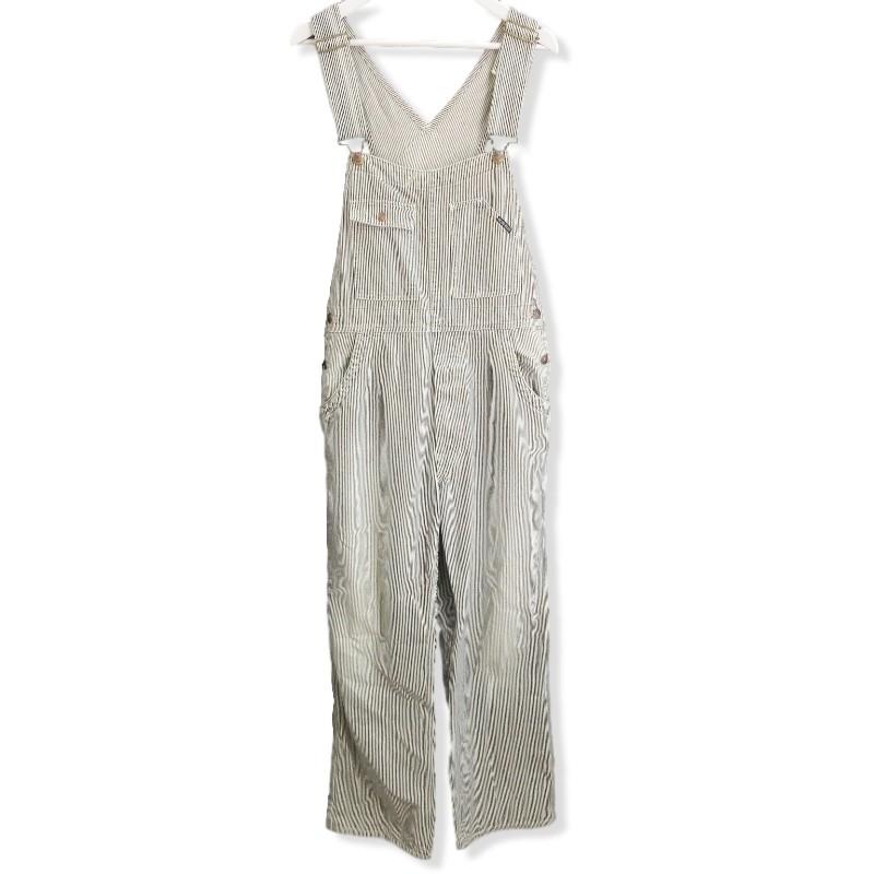 BLUE ブルーブルー オーバーオール ヒッコリー ストライプ アイボリー  