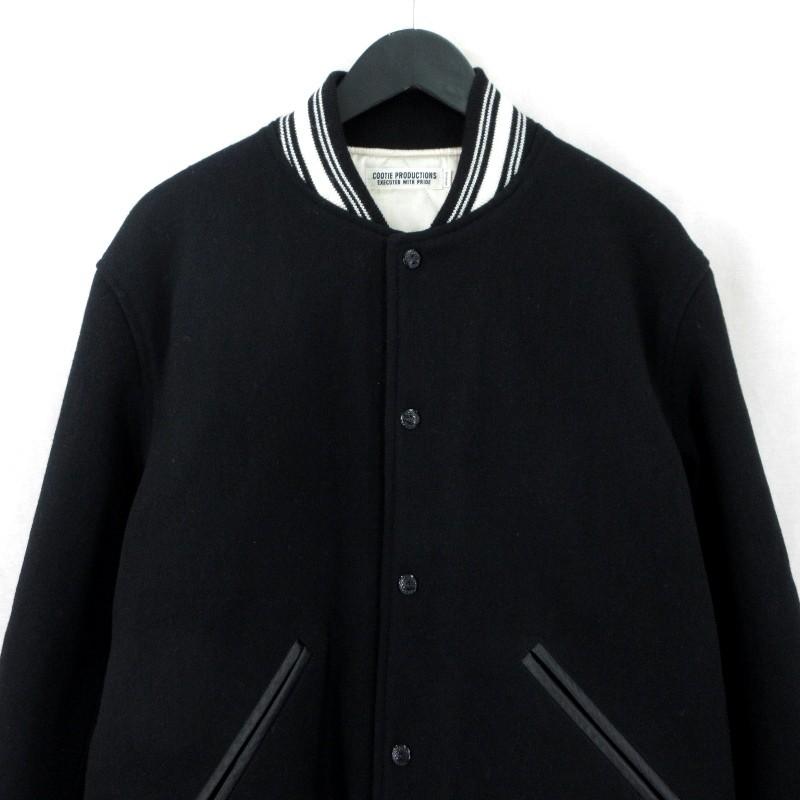 COOTIE スタジャン L 黒 クーティー アワード バーシティ ジャケット 未使用 COOTIE クーティー スタジャン CTE-18A210 Award Jacket