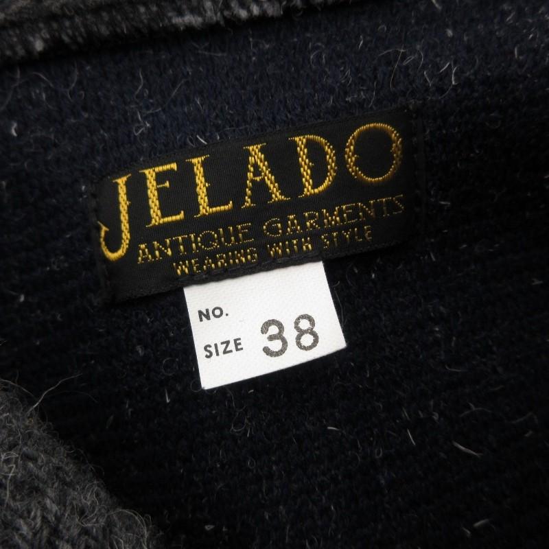 JELADO ジェラード◆ケンピ ショールカラー カーディガン ブルー グレー JELADO ジェラード◇ケンピ ショールカラー カーディガン ブルー
