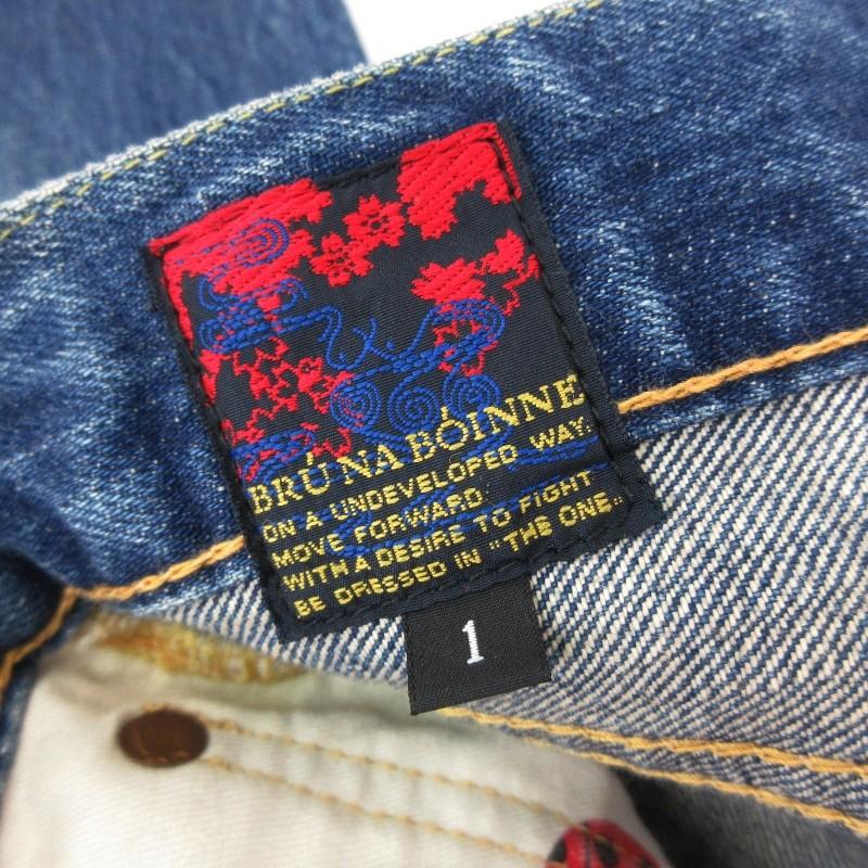 BRU NA BOINNE ブルーナボイン デニムパンツ 7305 ダメージ加工 