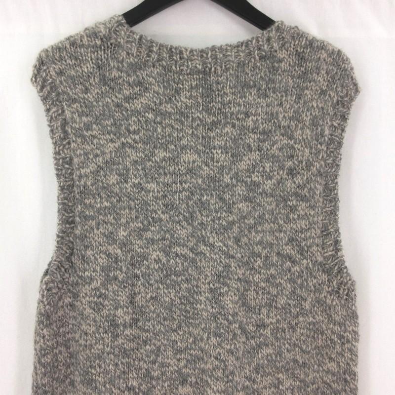 ts(s) ティーエスエス ニットベスト クルーネック ウール 17AW V-neck 