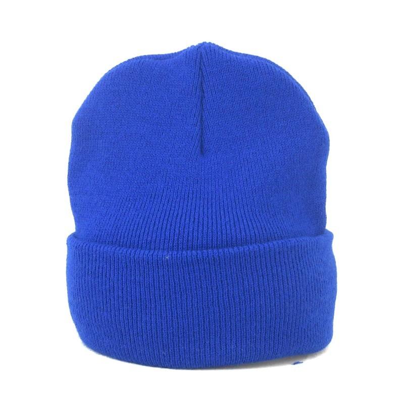 Hockey ニット帽 青色