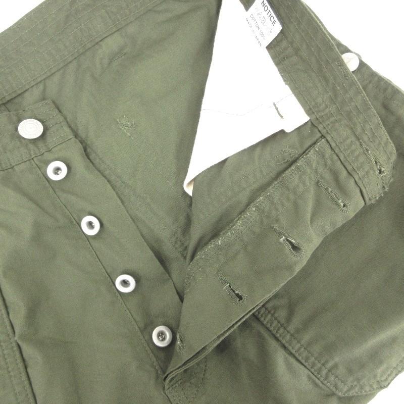美品！SASSAFRAS カーゴパンツ M オリーブ SASSAFRAS ササフラス FALL LEAF PANTS フォールリーフ