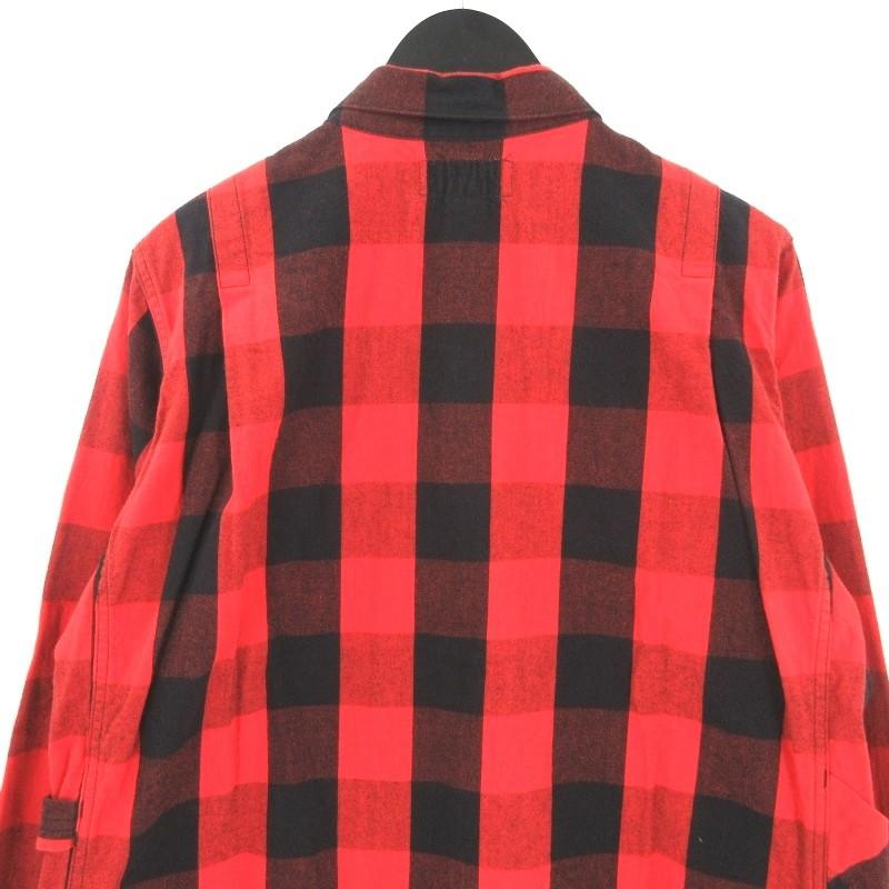 SASSAFRAS ササフラス GARDENER HALF SF-181369 長袖シャツ ブロック 