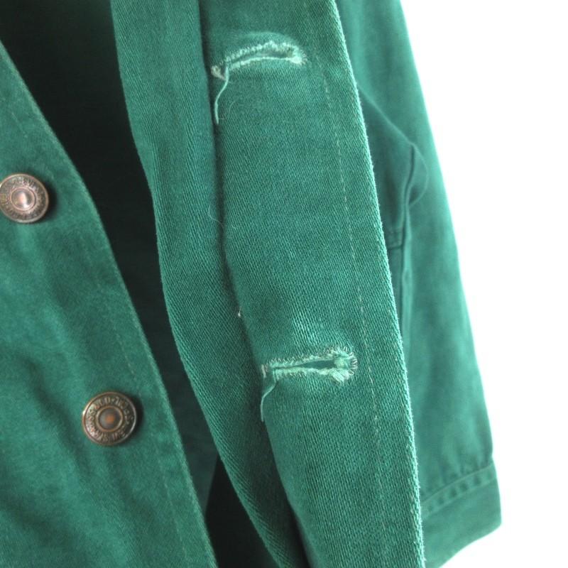 Levi's リーバイス 70s モールスキン ジャケット VINTAGE ヴィンテージ カバーオール ワークジャケット グリーン 緑 メンズ 中古  92000822