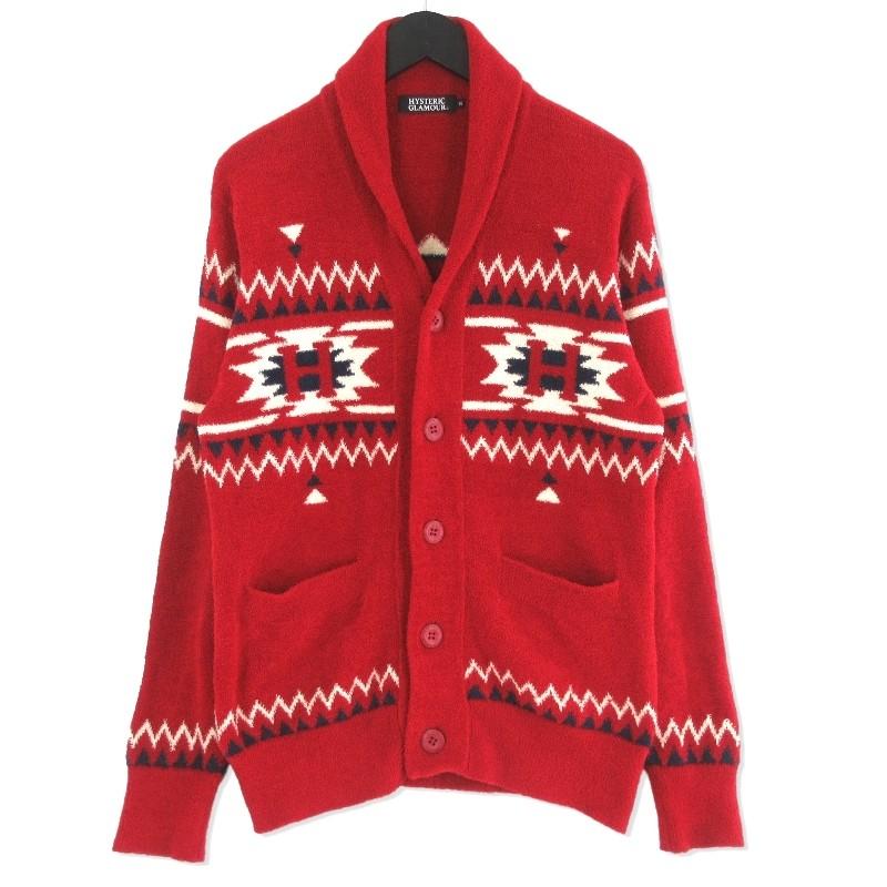 Hysteric Glamour ヒステリックグラマー カーディガン ショールカラー 