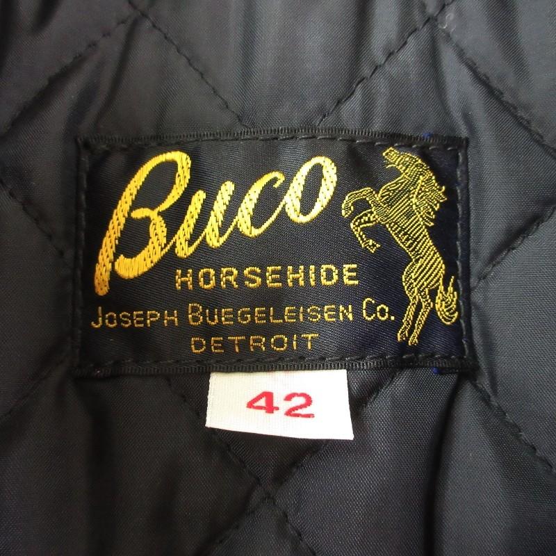 BUCO ブコ ダブルライダース ジャケット J-24L 襟ムートン