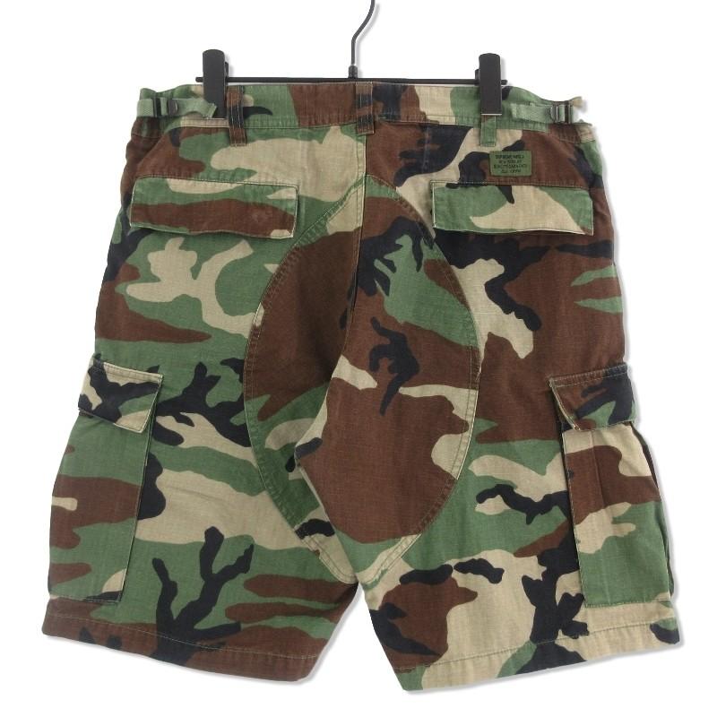 Supreme シュプリーム Camo Cargo Short 15SS カーゴ ショーツ 迷彩 ショートパンツ ショーパン ハーフパンツ CAMO  32 メンズ 中古 92001287