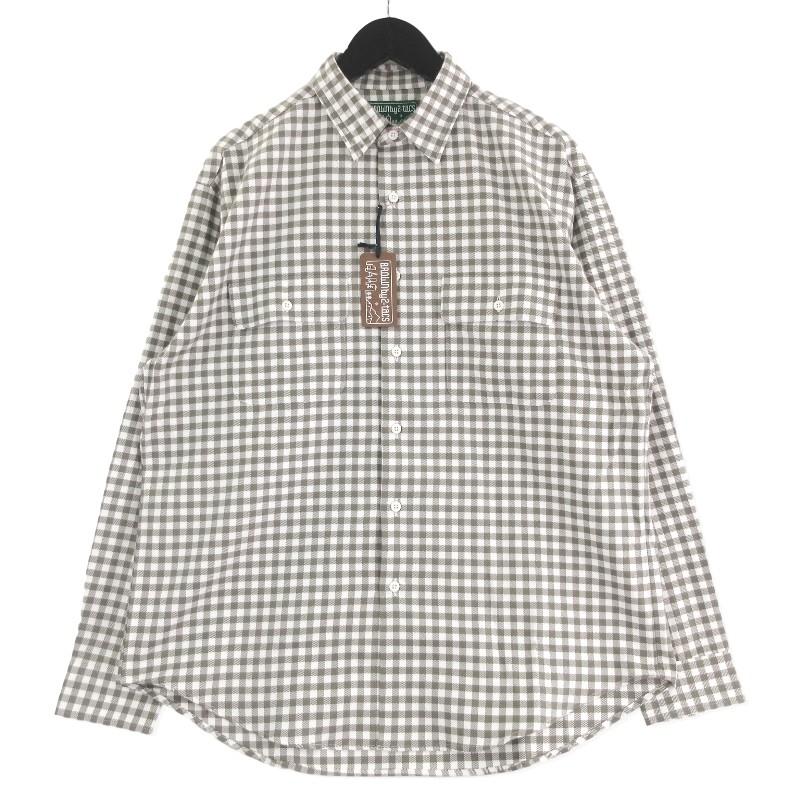 未使用 BROWN by 2-tacs ブラウンバイツータックス 長袖シャツ B22  